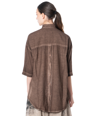 studiob3, relaxed shirt NESSA with dipped hem