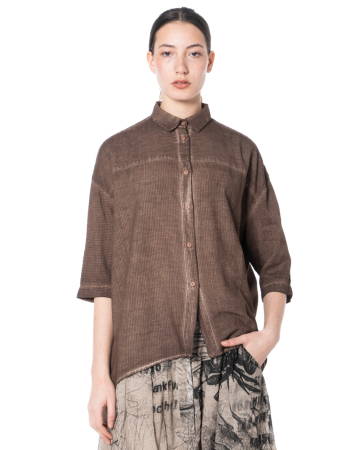 studiob3, relaxed shirt NESSA with dipped hem
