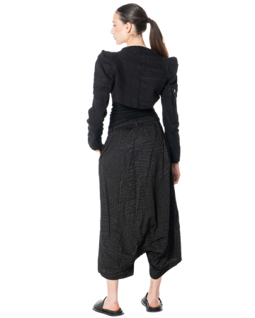 studiob3, textured drop-crotch pants ORCHEE