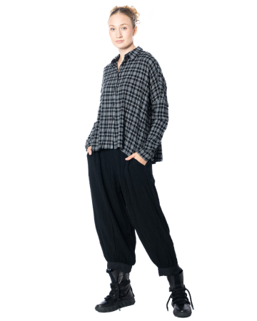 studiob3, weiche Hose PLINO im Knitterlook 