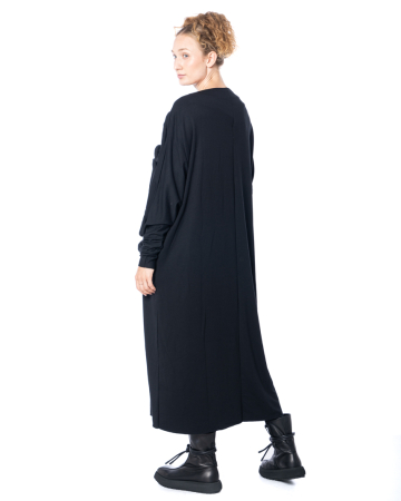 La Vaca Loca, knitted dress with relief-like look PROFUNDO