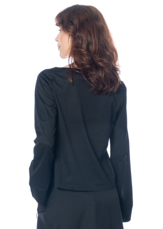 annette görtz, shirt SOLA with flared sleeves