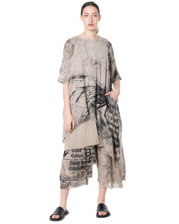 studiob3, asymmetrische Designertunika TISLA 