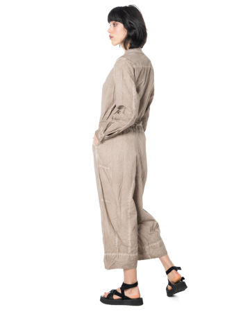 studiob3, lightweight jumpsuit TRAVERSO sand old dye