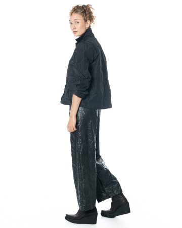 maria calderara, crinkled faux leather pants