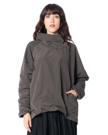 La Vaca Loca, strechy wool shirt with collar VANA