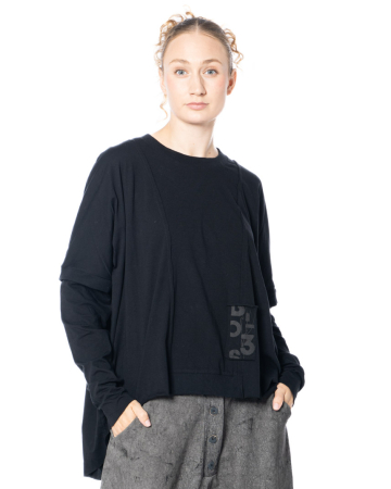 studiob3, tunic WARRIE with dipped back hem