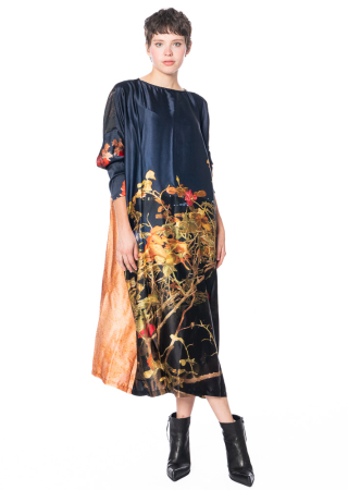 BARBARA BOLOGNA, vibrant printed silk dress