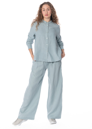 HENRY CHRIST, relaxed linen trousers long