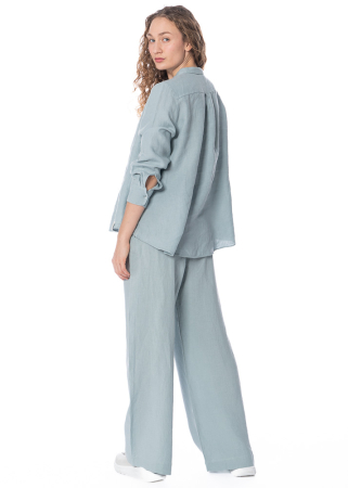 HENRY CHRIST, relaxed linen trousers long