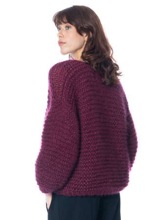 Atelier Basile, cardigan COLETTE Burgundy