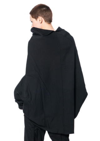 DRKSHDW by Rick Owens, knit sweatshirt SHROUD SWEAT in asymmetric design