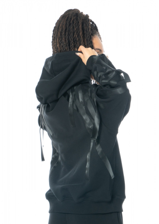 JNBY, hoodie with tape details on the sleeves 