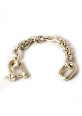 Parts of Four Horn sterling silver bracelet