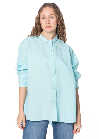 HENRY CHRIST, wide blouse with a small collar