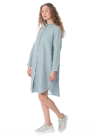 HENRY CHRIST, long linen blouse dress