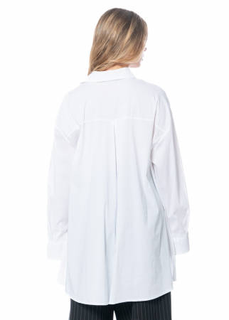 LA HAINE INSIDE US, asymmetrical blouse with button closure 4V LW577