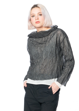 annette görtz, sweater MINO in semi-transparent layer look