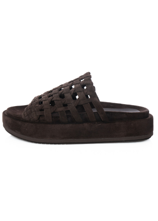 Paloma Barceló, platform sandal NADIRA in brown