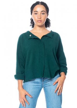 Knit Knit, little jacket with a high ribbed hemline
