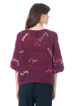 Atelier Basile, sweater PAULETTE Burgundy