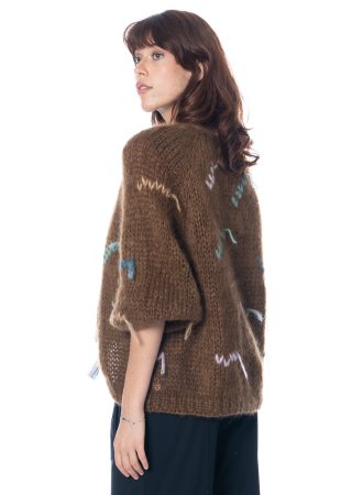 Atelier Basile, cardigan PAULETTE Dark Brown