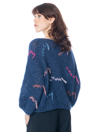 Atelier Basile, sweater PAULETTE Navy Blue
