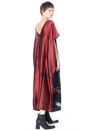 BARBARA BOLOGNA, silk dress with iconic photo print