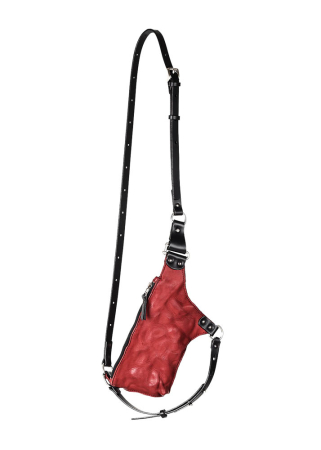 Téo+NG, belt or crossbody phone pouch TAY in red