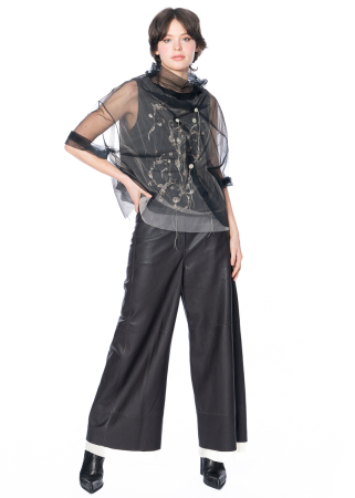 annette görtz, lamb leather pants ALWIN