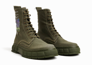 Virón, recycled and vegan boots 1992
