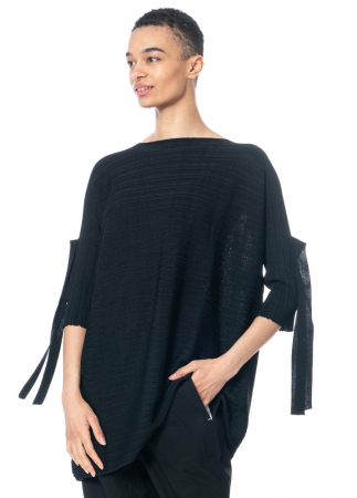 annette görtz, seamless knit dress Zaris with elaborate sleeves