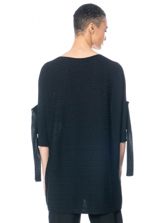 annette görtz, seamless knit dress Zaris with elaborate sleeves