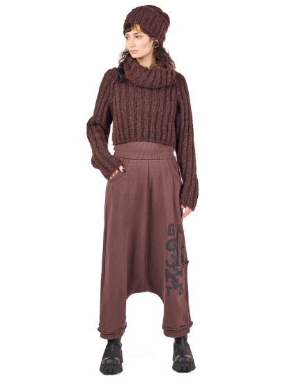 studiob3, pants with a low crotch and print PLANEO - Nobananas - Image 7