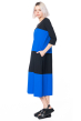 yukai, bequemes und elastische Sommerkleid im Blockdesign
