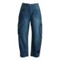 PLUSLAVIE PLÜ, Barrel Pants NEW CURVED JEANS made of Denim - NOBANANAS - Image 2