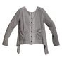 PLUSLAVIE PLÜ, grey jacket CURTAIN UP LIGHT with ruffles - NOBANANAS - Image 3