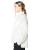 ULI SCHNEIDER, Tec-Marabou Boyfriend Blouse with Fringes - NOBANANAS - Image 5