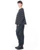 PLUSLAVIE PLÜ, casual pinstripe trousers T PANT - NOBANANAS - Image 2