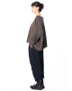 PLUSLAVIE PLÜ, Pants with Extra Low Crotch LOUNGE PANT Black - NOBANANAS - Image 5