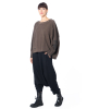 PLUSLAVIE PLÜ, Pants with Extra Low Crotch LOUNGE PANT Black - NOBANANAS - Image 6