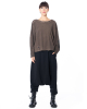 PLUSLAVIE PLÜ, Pants with Extra Low Crotch LOUNGE PANT Black - NOBANANAS - Image 7