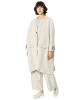 RUNDHOLZ DIP, oversize linen-cotton coat 1262101204 - NOBANANAS - Image 5