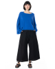 RUNDHOLZ, wide-leg pants in cotton-linen-mix  1261120124 - NOBANANAS - Image 1