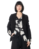 RUNDHOLZ, asymmetrical linen-cotton jacket 1261121109 - NOBANANAS - Image 4
