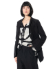 RUNDHOLZ, asymmetrical linen-cotton jacket 1261121109 - NOBANANAS - Image 6