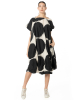 RUNDHOLZ, cotton dress with circle print 1261260901 - NOBANANAS - Image 4