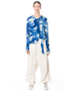 RUNDHOLZ, printed viscose jacket with tie front 1261771104 - NOBANANAS - Image 12