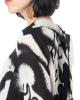 RUNDHOLZ, printed viscose jacket with tie front 1261771104 - NOBANANAS - Image 3