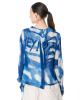RUNDHOLZ, printed viscose jacket with tie front 1261771104 - NOBANANAS - Image 9